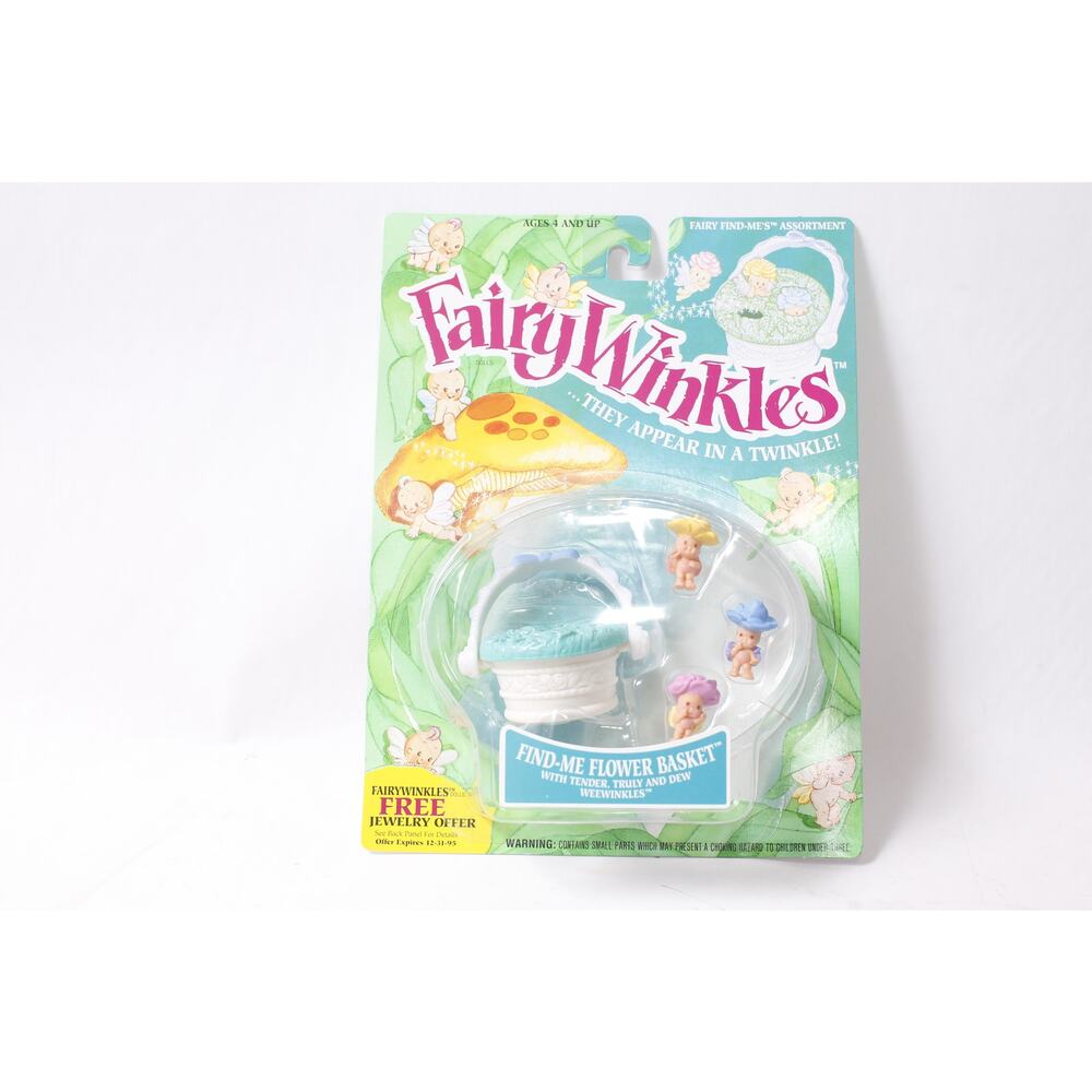 1993 Kenner Fairy Winkles Find-me Flower Basket Playset in Box ~ 260507-WH 1305